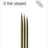 number-3-flat-sloped-needles-twenty-pieces