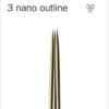number-3-nano-outline-needles-twenty-pieces