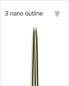 number-3-nano-outline-needles-twenty-pieces